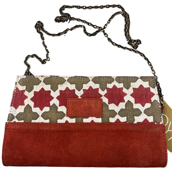 NWT JOYN Crossbody Clutch Purse W/Detachable Chain Strap - Picture 2 of 12